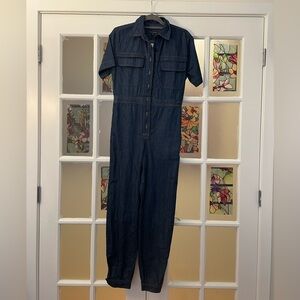 Banana Republic Indigo Denim Jumpsuit